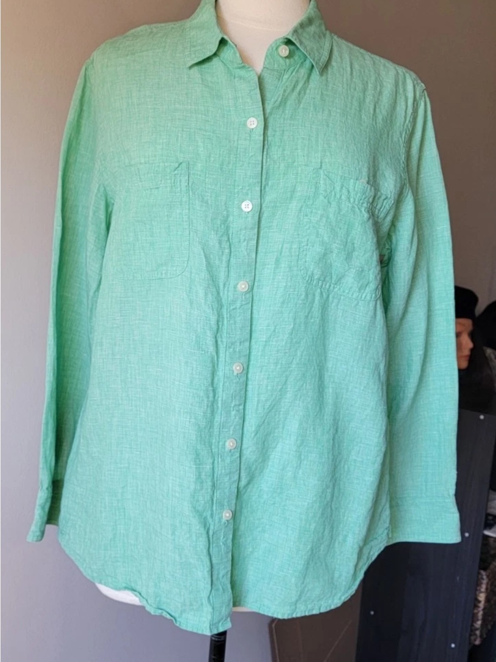 Tommy Bahama Green linen  Shirt